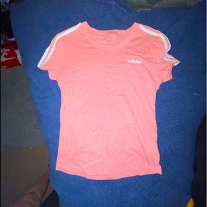 Woman’s adidas pink shirt medium
